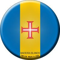 Madeira Islands  Novelty Metal Mini Circle Magnet CM-339