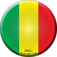 Mali  Novelty Metal Mini Circle Magnet CM-343