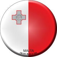 Malta  Novelty Metal Mini Circle Magnet CM-344