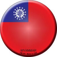 Myanmar  Novelty Metal Mini Circle Magnet CM-361