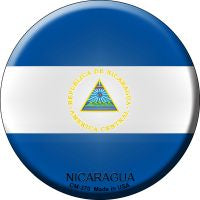 Nicaragua  Novelty Metal Mini Circle Magnet CM-370