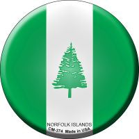 Norfolk Islands Novelty Circle Coaster Set of 4