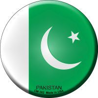 Pakistan  Novelty Metal Mini Circle Magnet CM-382