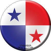 Panama  Novelty Metal Mini Circle Magnet CM-385