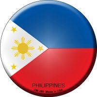 Philippines  Novelty Metal Mini Circle Magnet CM-389