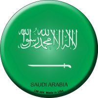 Saudi Arabia  Novelty Metal Mini Circle Magnet CM-404