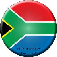 South Africa  Novelty Metal Mini Circle Magnet CM-419