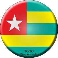 Togo Country Novelty Circle Coaster Set of 4