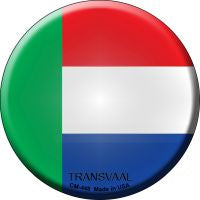 Transvaal  Novelty Metal Mini Circle Magnet CM-448