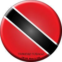 Trinidad Tobago  Novelty Metal Mini Circle Magnet CM-449