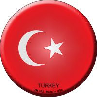 Turkey  Novelty Metal Mini Circle Magnet CM-452
