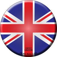 United Kingdom  Novelty Metal Mini Circle Magnet CM-462