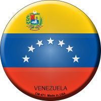 Venezuela  Novelty Metal Mini Circle Magnet CM-471