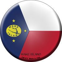 Wake Island Novelty Metal Mini Circle Magnet CM-473