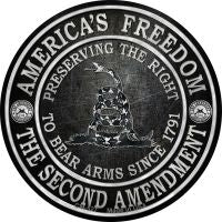 Americas Freedom Novelty Circle Coaster Set of 4