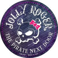 The Pirate Next Door Novelty Metal Mini Circle Magnet CM-530