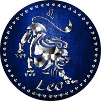 Leo Novelty Metal Mini Circle Magnet CM-540