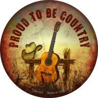 Proud To Be  Novelty Metal Mini Circle Magnet CM-553