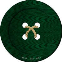 Green Button Novelty Metal Mini Circle Magnet CM-566