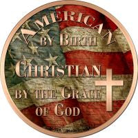 American Christian Novelty Circle Coaster Set of 4