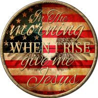 When I Rise Novelty Metal Mini Circle Magnet CM-598