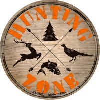 Hunting Zone Novelty Metal Mini Circle Magnet CM-638