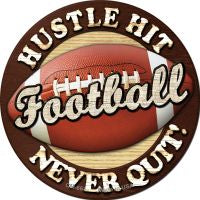 Football Novelty Metal Mini Circle Magnet CM-661