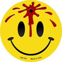 Bullet Smile Novelty Metal Mini Circle Magnet CM-728
