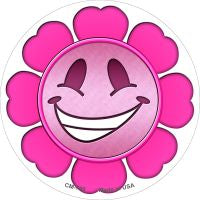 Flower Girl Novelty Circle Coaster Set of 4