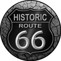 Historic Route 66 Novelty Metal Mini Circle Magnet CM-809