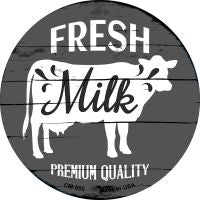 Fresh Milk Premium Quality Novelty Metal Mini Circle Magnet CM-855