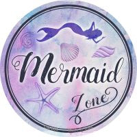 Mermaid Zone Novelty Circle Coaster Set of 4
