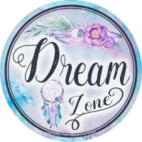 Dream Zone Novelty Circle Coaster Set of 4