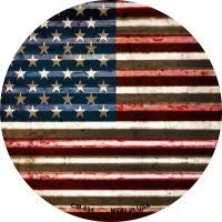 American Flag Novelty Circle Coaster Set of 4