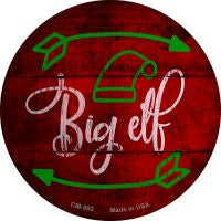 Big Elf Novelty Circle Coaster Set of 4