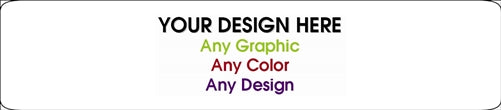 Personalized Design Your Own Custom 20.5" x 4.5" Novelty European License Plate