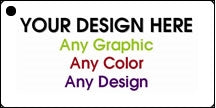 Personalized Design Your Own Custom 3" x 1.5" Novelty Key Chain