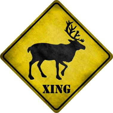 Elk Xing Novelty Metal Crossing Sign CX-029