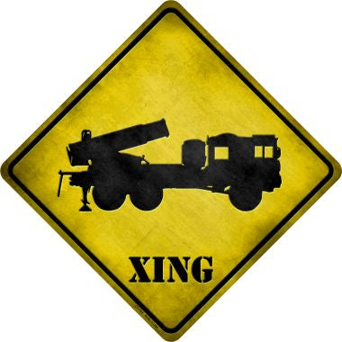 Missile Launcher Xing Novelty Metal Crossing Sign CX-123