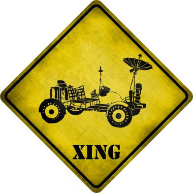Mars Rover Xing Novelty Metal Crossing Sign CX-147