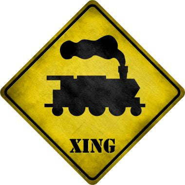 Train Xing Novelty Metal Crossing Sign CX-210