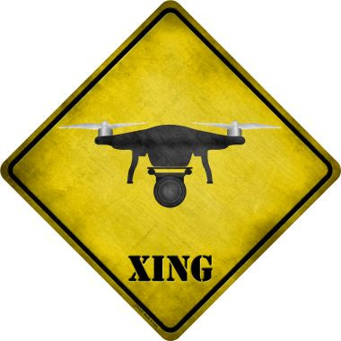 Drone Xing Novelty Crossing Sign CX-310