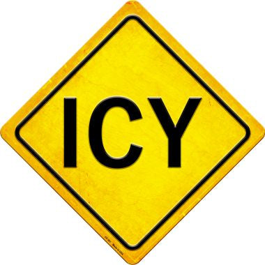 Icy Novelty Metal Crossing Sign CX-381