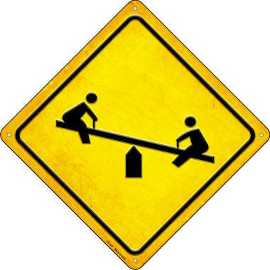 Kids at Play Novelty Metal Crossing Sign CX-438