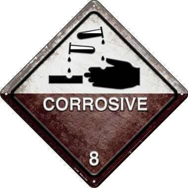 Corrosive Novelty Metal Crossing Sign CX-569