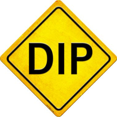 Dip Novelty Metal Crossing Sign CX-577