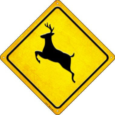 Deer Novelty Metal Crossing Sign CX-612