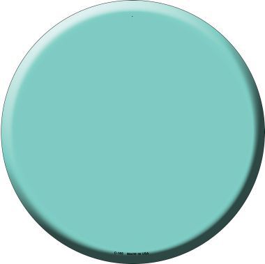 Mint Novelty Metal Circular Sign