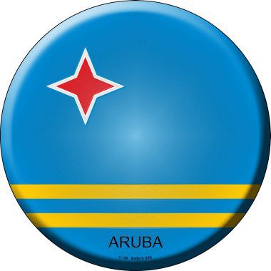 Aruba Novelty Metal Circular Sign