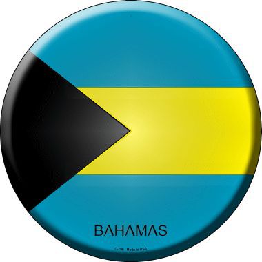 Bahamas Country Novelty Metal Circular Sign